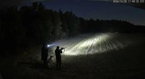 Alert frame for Poacher detection