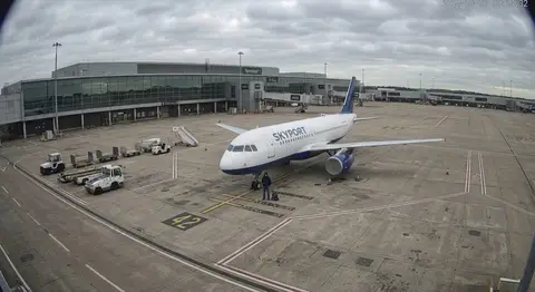 Alert frame for Unattended aircraft